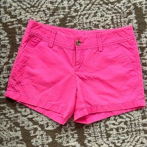 Lilly Pulitzer Pink Bermuda Shorts Classic Summer Style